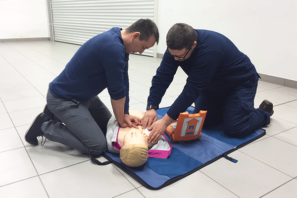 First aid training