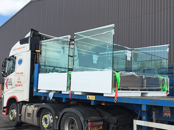 Finished Balconies Loaded for Dispatch