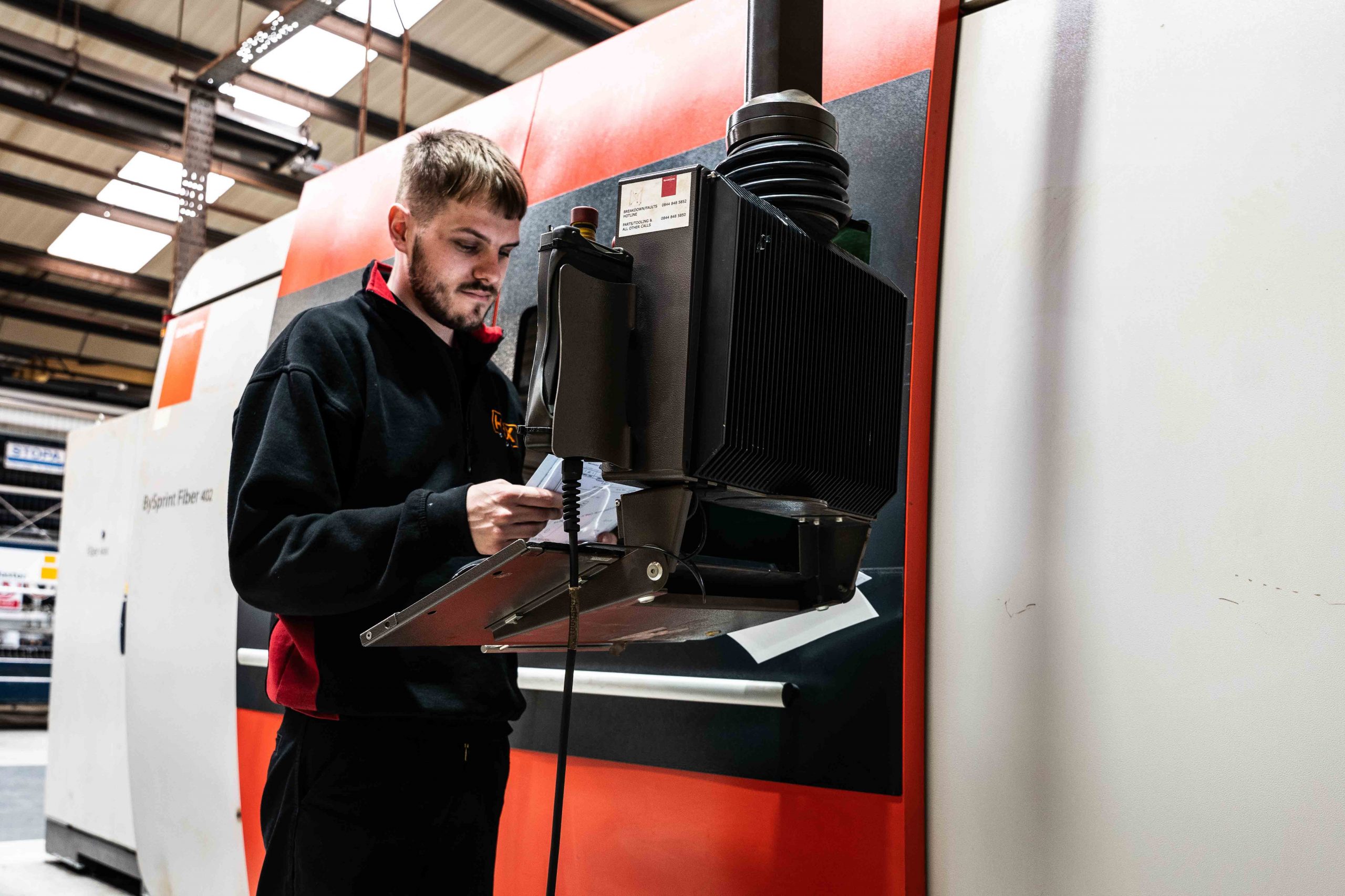Laser Operator Meet Josh Boothroyd Alpha Manufacturing